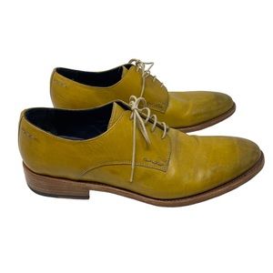 Messico Goodyear welt gold leather oxfords